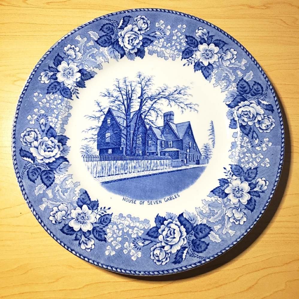Jonroth England House Of Seven Gables Plate